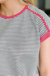 Emotionally Attached Trim Detail Tee