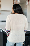 End of the Story Striped Sleeve Sweater