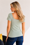 Everyday Ease Reversible Ribbed Top