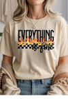 Everything Is Fine Graphic Tee