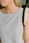 Exceeding Expectations Ruffled Sleeve Blouse