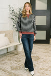 Exceptionally Cozy Contrast Relaxed Pullover