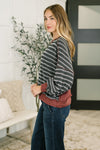 Exceptionally Cozy Contrast Relaxed Pullover