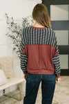 Exceptionally Cozy Contrast Relaxed Pullover