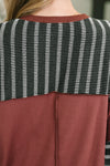 Exceptionally Cozy Contrast Relaxed Pullover