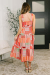 Extra Sentimental Wide Strap Tiered Dress