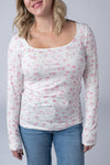 IN STOCK Alyssa Long Sleeve Top - Pretty in Pink Floral