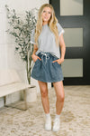 Feel Alright  Two Tone Contrast in Heather Grey
