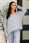 Feel That Something Contrast Sleeve Top