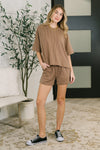 Fight the Feeling Top and Bottom Set in Brown