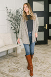 Down to the Basics Long Sleeve Top in Charcoal