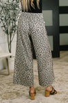 Follow the Flow Wide Leg Leopard Print Bottoms