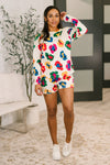 Forever Young Floral Top and Shorts Set