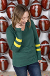 IN STOCK GameDay Larissa Long Sleeve Top - Green Bay
