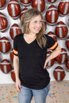 IN STOCK GameDay Tessa Short Sleeve Top - Cincinnati