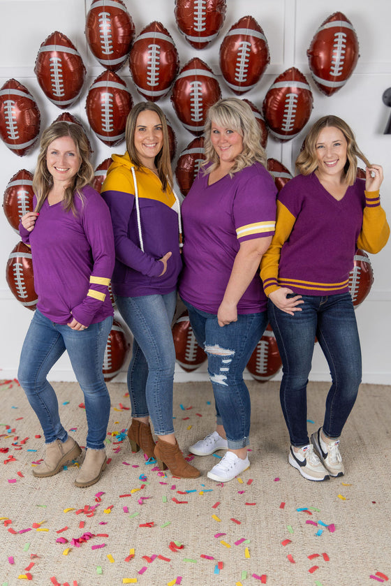 IN STOCK GameDay Larissa Long Sleeve Top - Minnesota