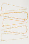Golden Hour Links Everyday Set in Gold
