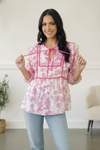 Where is the Garden Party Tie Blouse