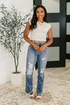 Halfway to Heaven Cropped Top in Sand Beige