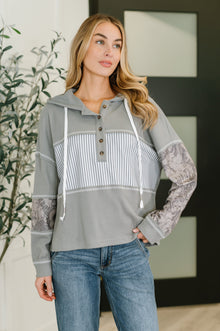  Hang Onto This Feeling Color Block Pullover