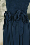 Hold Me Down Midi Dress in Navy