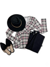 Pinky Plaid - Peplum