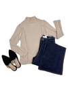 Beautifully Demure - Mockneck
