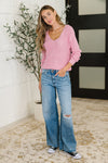 I'm All Yours V-Neck Sweater
