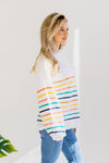 Rose Mist Stripe Sweater