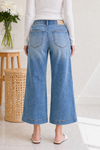 Judy Blue Bandana Babe Wide Leg Jeans
