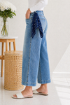 Judy Blue Bandana Babe Wide Leg Jeans