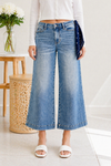 Judy Blue Bandana Babe Wide Leg Jeans