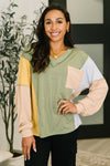Jungle Trails Colorblock Top