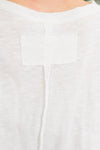 Just Like That Relaxed Heather Tee in Ivory
