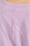 Just Like That Relaxed Heather Tee in Lilac