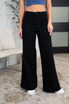 Penelope High Waist Palazzo Jean in Black