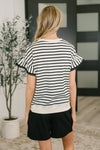 Key to Cute Textured Knit Top
