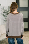 Leafy Breeze Relaxed Sweater Top