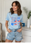 4th of July Coquette Graphic Tee