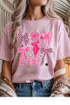 Checkered Bows Graphic Tee
