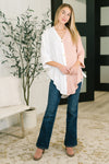 Like You Do Dual Toned Button Down