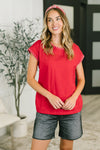 Little Details Trim Detail Top in Ruby