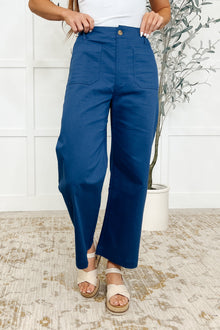  Little Strolls Straight Leg Trousers in Royal Blue