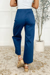 Little Strolls Straight Leg Trousers in Royal Blue
