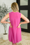 Lizzy Tank Dress in Magenta
