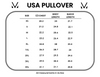 USA Pullover - White