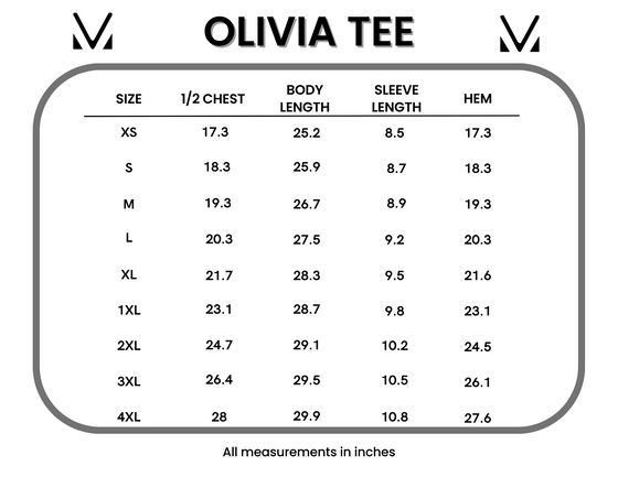 IN STOCK Olivia Tee - Solid Colors