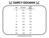 IN STOCK Darcy Dolman - Vintage Grey Floral