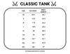 Classic Tank - Blue and White