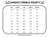 CandiceCrinkle Shorts - Charcoal